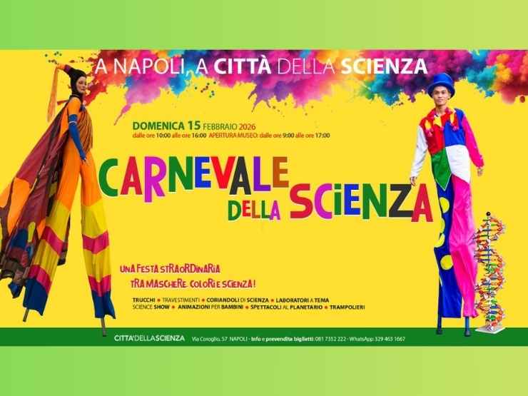 Carnevale a Città della Scienza di Napoli