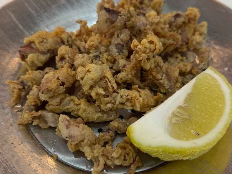 Piatto della trattoria Maredizione