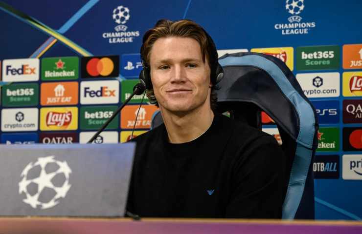 Scott McTominay in conferenza stampa