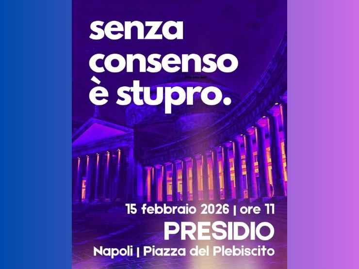 Senza consenso è stupro, manifestazione a Napoli