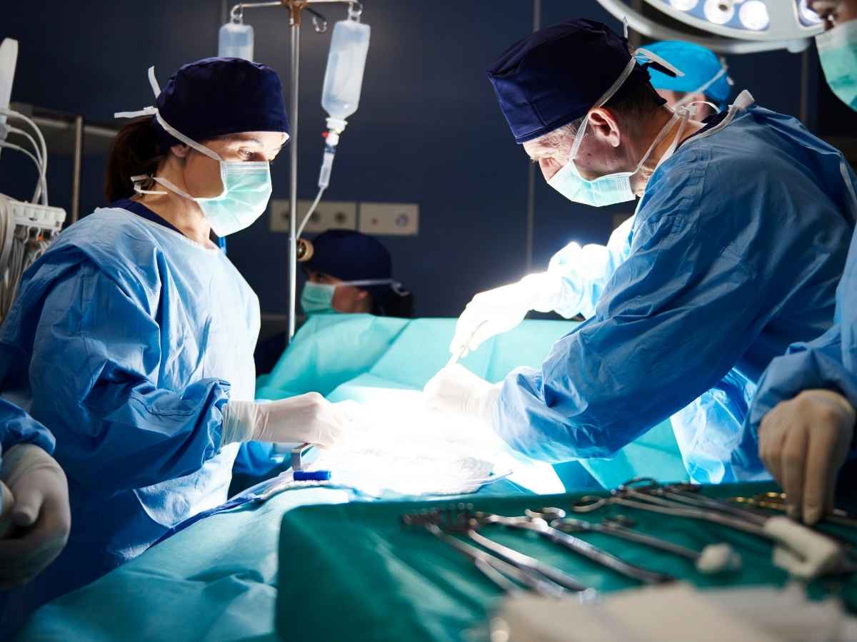 Un intervento di trapianto