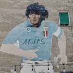 Un murales dedicato a Maradona