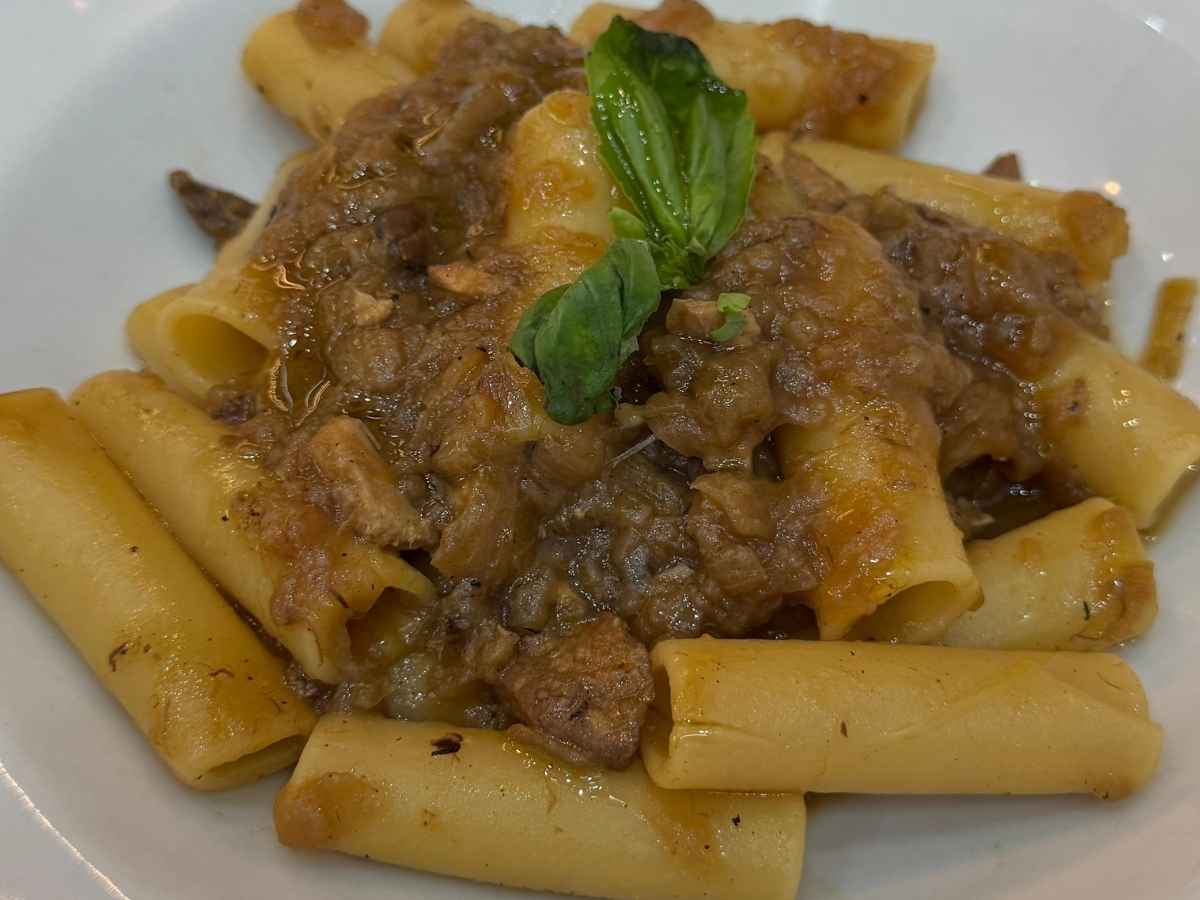 Un piatto della trattoria Maredizione