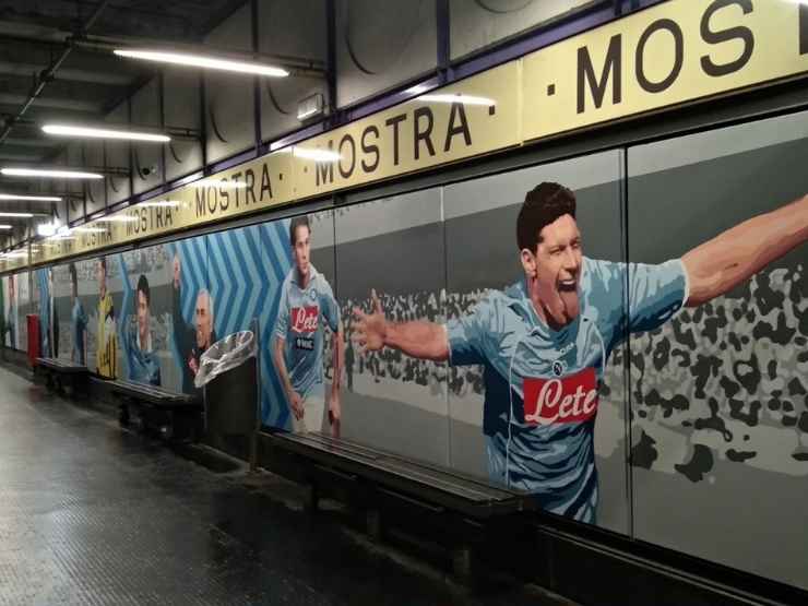 Una stazione metro di Napoli