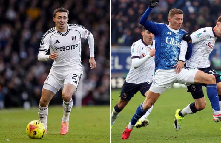 Timothy Castagne del Fulham ed Ignace Van der Brempt del Como