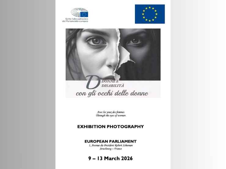 Locandina mostra Donne e disabilità
