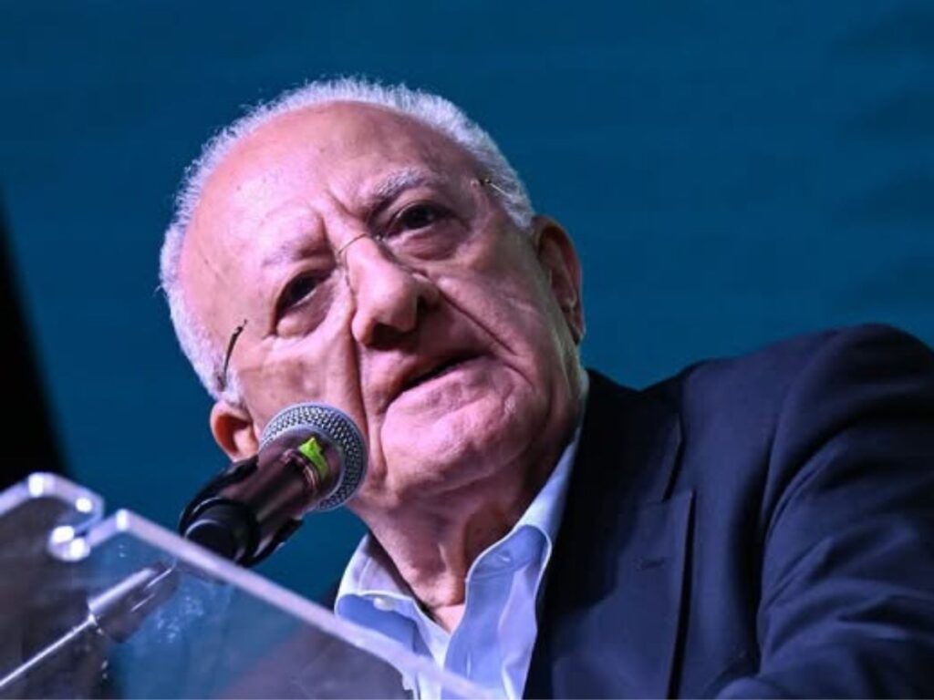 Il neosindaco Vincenzo De Luca