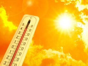 Termometro che segna picchi altissimi di temperatura