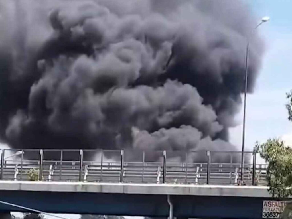 Incendio nella Terra dei fuochi