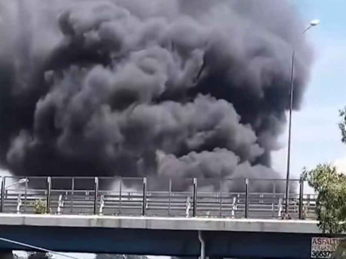 Incendio nella Terra dei fuochi