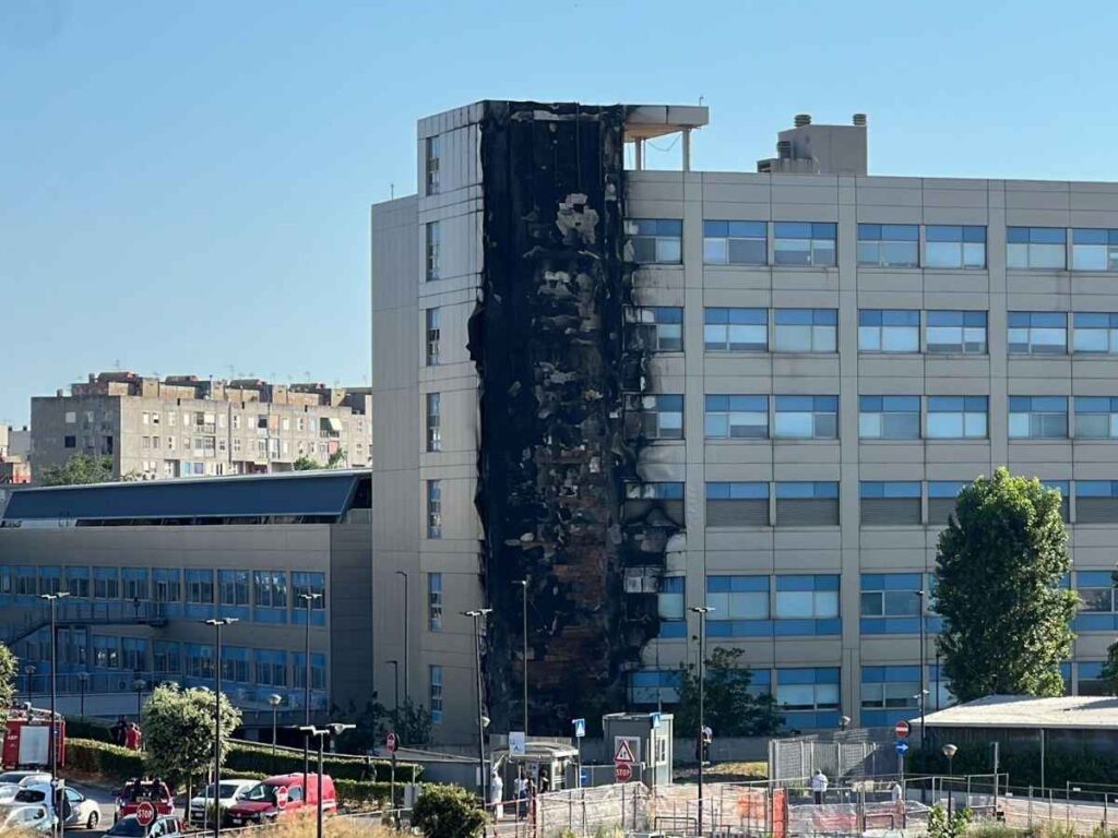 Incendio ospedale del Mare