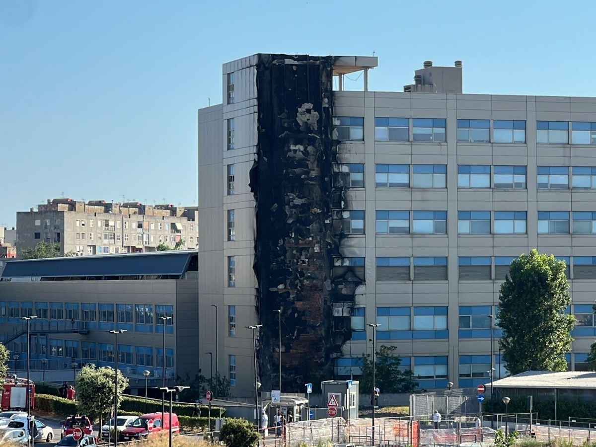 Incendio ospedale del Mare