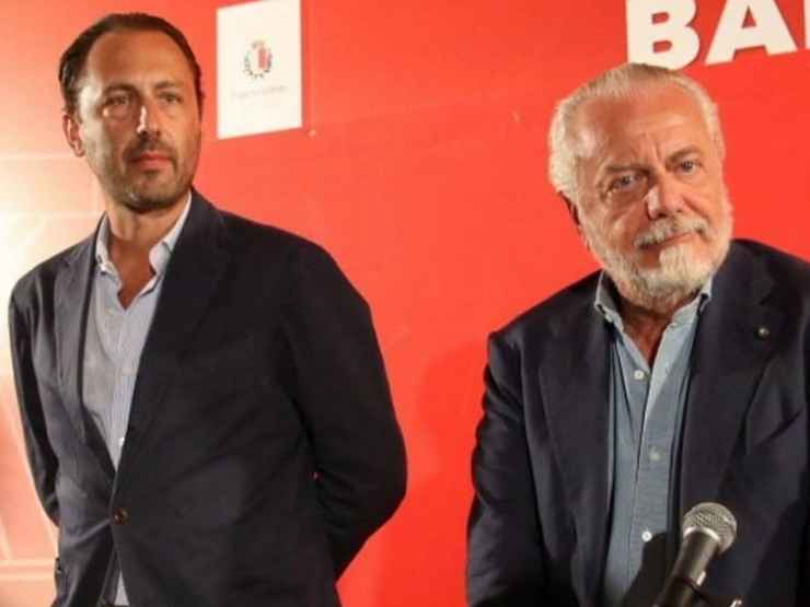 Luigi ed Aurelio De Laurentiis, figlio e padre