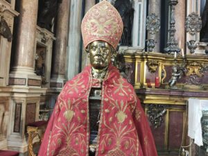 Busto di San Gennaro nel Duomo di Napoli