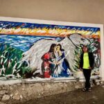 Tra le pietre del Cilento nasce il murales della Preta ’Ncatenata